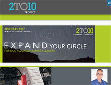 Tablet Screenshot of 2to10project.com